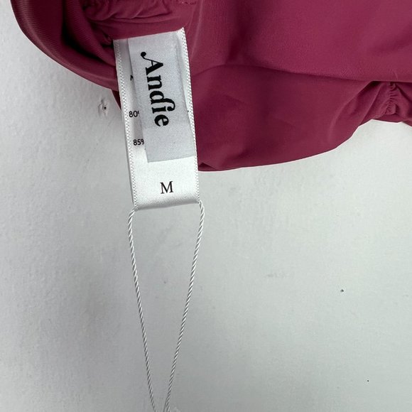 Andie Pink Ruched Bikini Top - Picture 7 of 8